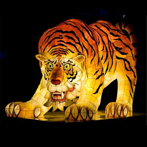 دکوراسیون پارک تم فانوس های حیوانات چینی