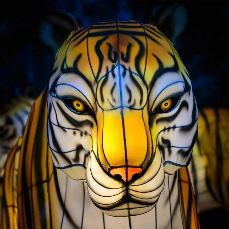 Customized Festival Tiger Animal Lantern
