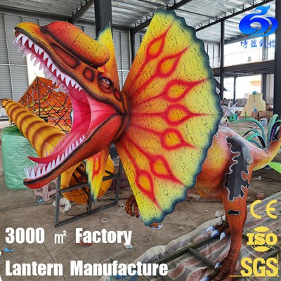 فانوس دایناسور ابریشم چینی